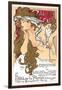 Salon Des Cent-Exhibition-Alphonse Mucha-Framed Art Print