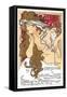 Salon Des Cent-Exhibition-Alphonse Mucha-Framed Stretched Canvas