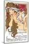 Salon Des Cent-Exhibition-Alphonse Mucha-Mounted Art Print