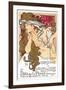 Salon Des Cent-Exhibition-Alphonse Mucha-Framed Art Print