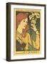 Salon Des Cent-Exhibition-Eugène Grasset-Framed Art Print