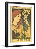 Salon Des Cent-Exhibition-Eugène Grasset-Framed Art Print