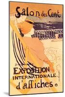 Salon des Cent: Exposition Internationale d'Affiches-Henri de Toulouse-Lautrec-Mounted Art Print