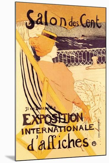 Salon des Cent: Exposition Internationale d'Affiches-Henri de Toulouse-Lautrec-Mounted Art Print