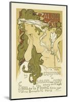 Salon Des Cent, Hall De La Plume-Alphonse Mucha-Mounted Premium Giclee Print