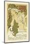 Salon Des Cent, Hall De La Plume-Alphonse Mucha-Mounted Premium Giclee Print