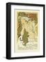 Salon Des Cent, Hall De La Plume-Alphonse Mucha-Framed Premium Giclee Print