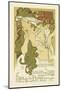 Salon Des Cent, Hall De La Plume-Alphonse Mucha-Mounted Premium Giclee Print