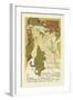 Salon Des Cent, Hall De La Plume-Alphonse Mucha-Framed Premium Giclee Print