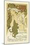 Salon Des Cent, Hall De La Plume-Alphonse Mucha-Mounted Premium Giclee Print