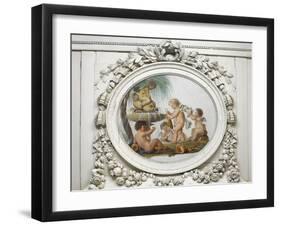 Salon des jeux de la reine Marie-Antoinette : l'Eau-Piat Joseph Sauvage-Framed Giclee Print