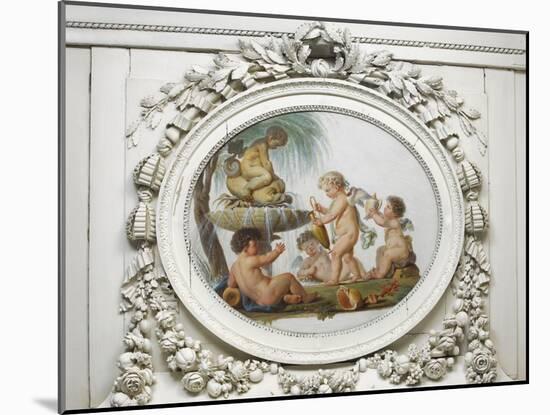 Salon des jeux de la reine Marie-Antoinette : l'Eau-Piat Joseph Sauvage-Mounted Giclee Print