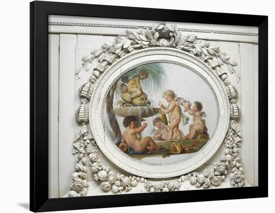 Salon des jeux de la reine Marie-Antoinette : l'Eau-Piat Joseph Sauvage-Framed Giclee Print