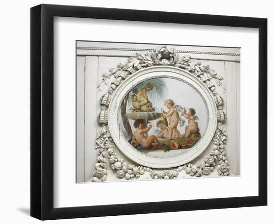 Salon des jeux de la reine Marie-Antoinette : l'Eau-Piat Joseph Sauvage-Framed Giclee Print