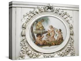Salon des jeux de la reine Marie-Antoinette : l'Eau-Piat Joseph Sauvage-Stretched Canvas