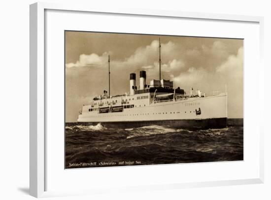 Salon Fährschiff Schwerin Auf Hoher See, Dampfer-null-Framed Giclee Print