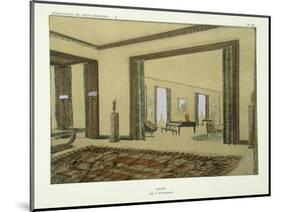 Salon, from 'Repertoire of Modern Taste', Published 1929 (Colour Litho)-Jacques-emile Ruhlmann-Mounted Premium Giclee Print