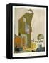 Salon, from 'Repertoire of Modern Taste', Published 1929 (Colour Litho)-Jacques-emile Ruhlmann-Framed Stretched Canvas