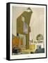 Salon, from 'Repertoire of Modern Taste', Published 1929 (Colour Litho)-Jacques-emile Ruhlmann-Framed Stretched Canvas