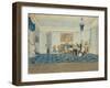 Salon Interior in the House of Zinaida Volkonskaya in Moscow, 1817-Michelangelo Barberi-Framed Giclee Print