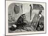 Salon of 1855. Monkey Painter, 1855-Alexandre Gabriel Decamps-Mounted Giclee Print