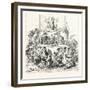 Salon of 1855. Prussian School. the Tower of Babel,-Wilhelm Von Kaulbach-Framed Giclee Print