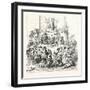 Salon of 1855. Prussian School. the Tower of Babel,-Wilhelm Von Kaulbach-Framed Giclee Print