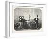 Salon of 1855-Jean Louis Hamon-Framed Giclee Print