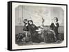 Salon of 1855-Jean Louis Hamon-Framed Stretched Canvas