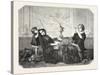 Salon of 1855-Jean Louis Hamon-Stretched Canvas