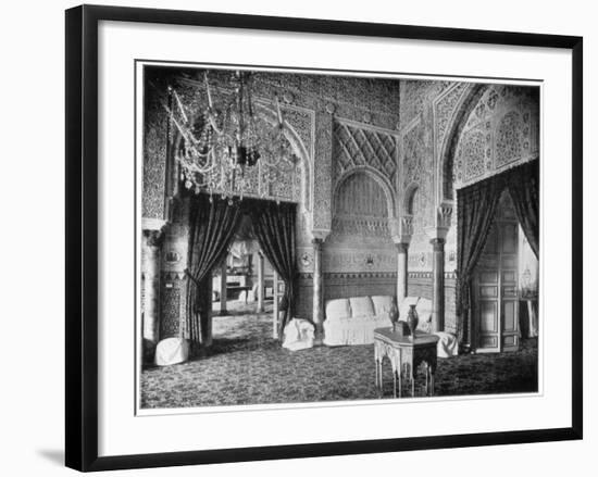 Salon of Maria De Padilla, Alcazar, Seville, Spain, Late 19th Century-John L Stoddard-Framed Giclee Print