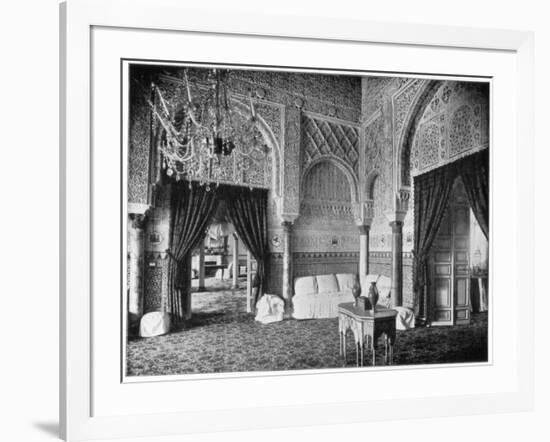 Salon of Maria De Padilla, Alcazar, Seville, Spain, Late 19th Century-John L Stoddard-Framed Giclee Print