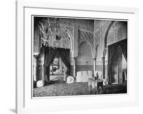 Salon of Maria De Padilla, Alcazar, Seville, Spain, Late 19th Century-John L Stoddard-Framed Giclee Print