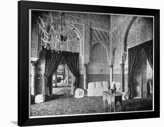 Salon of Maria De Padilla, Alcazar, Seville, Spain, Late 19th Century-John L Stoddard-Framed Premium Giclee Print