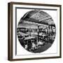 Salon of the P&O Steamship SS India, 1901-null-Framed Giclee Print