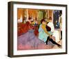 Salon Rue des Moulins-Henri de Toulouse-Lautrec-Framed Giclee Print