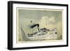 Salondampfer Rheinland Der A.G. Ems, Dampfschiff-null-Framed Giclee Print