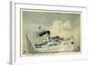 Salondampfer Rheinland Der A.G. Ems, Dampfschiff-null-Framed Giclee Print