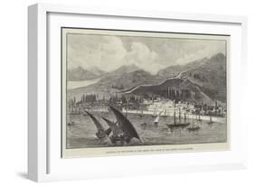 Salonica, on the Shores of the Aegean Sea, Scene of the Recent Conflagration-null-Framed Giclee Print