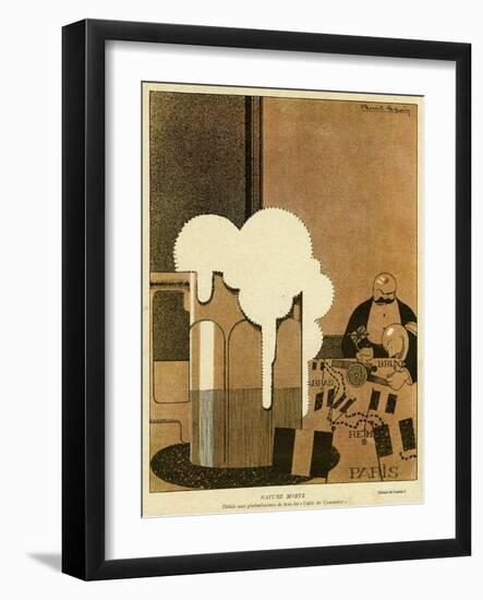 Saloon-Bar Strategists-Pierre Legrain-Framed Art Print