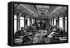 Saloon Car on the Orient Express, C1895-null-Framed Stretched Canvas