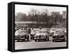 Saloon Car Race at the International '200' Meeting at Aintree, Jaguar S-Type Saloon Car, April 1961-null-Framed Stretched Canvas