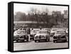 Saloon Car Race at the International '200' Meeting at Aintree, Jaguar S-Type Saloon Car, April 1961-null-Framed Stretched Canvas