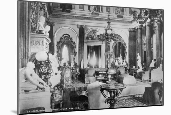 Saloon, Powerscourt House, County Wicklow, 1890-Robert French-Mounted Giclee Print