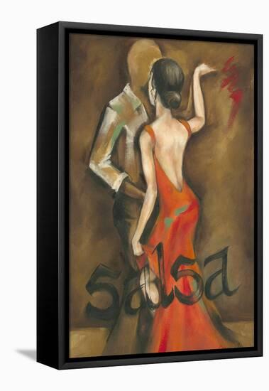 Salsa-Jennifer Goldberger-Framed Stretched Canvas
