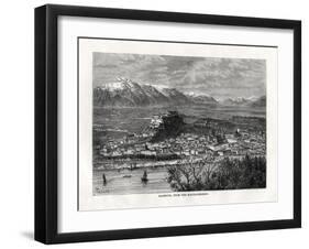 Salsburg, from the Kapuzinerberg, Austria, 19th Century-Taylor-Framed Giclee Print