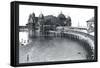 Salt Air Pavillon, Great Salt Lake, Utah-William Henry Jackson-Framed Stretched Canvas