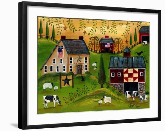 Salt Box Dairy Farm Cheryl Bartley-Cheryl Bartley-Framed Giclee Print