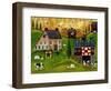 Salt Box Dairy Farm Cheryl Bartley-Cheryl Bartley-Framed Giclee Print