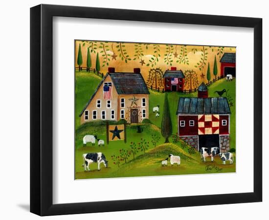 Salt Box Dairy Farm Cheryl Bartley-Cheryl Bartley-Framed Giclee Print